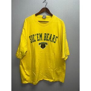 Vintage Baylor Bears Shirt Sic Em Bears College University Champs Tee VTG 2XL